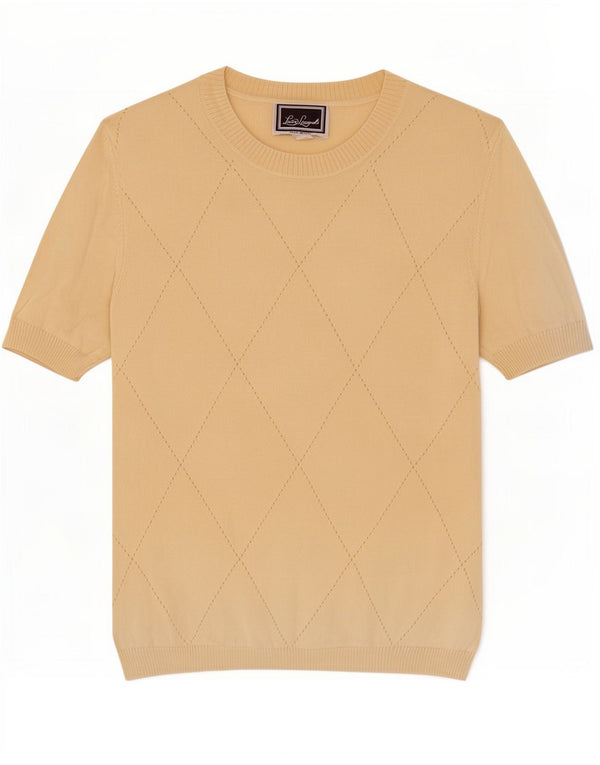 Luisa Spagnoli Damski sweter z dekoltem w łódkę UK 10 Small Beige