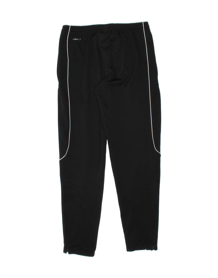 ADIDAS Boys Climalite Tracksuit Trousers 13-14 Years  Black Polyester Vintage Adidas and Second-Hand Adidas from Messina Hembry 