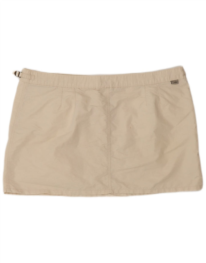 Spódnica mini damska Wrangler W38 XL beżowa bawełna