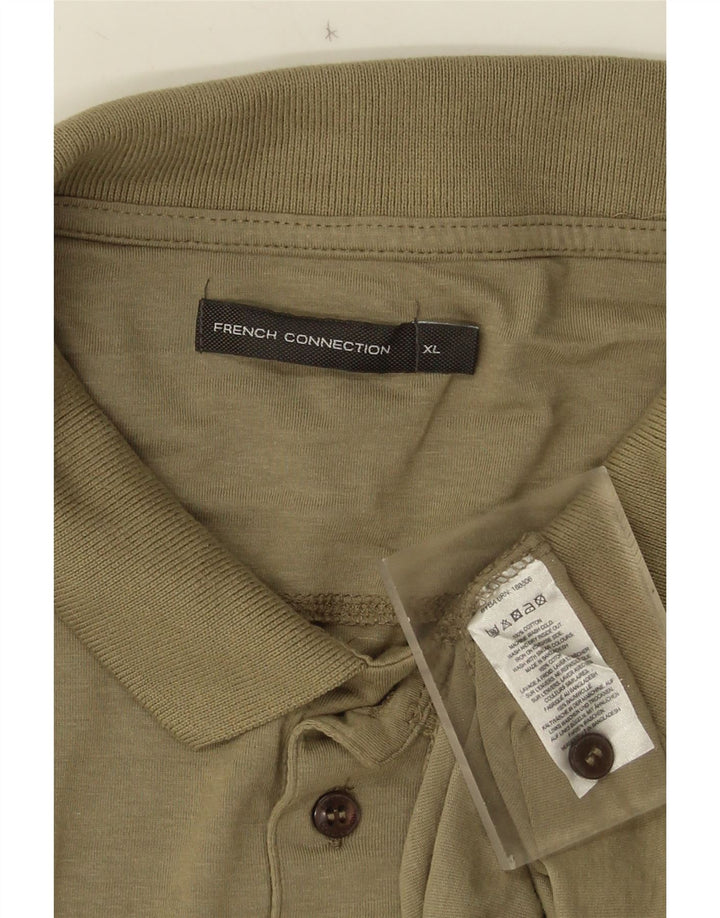 Męska koszulka polo French Connection XL, bawełniana khaki