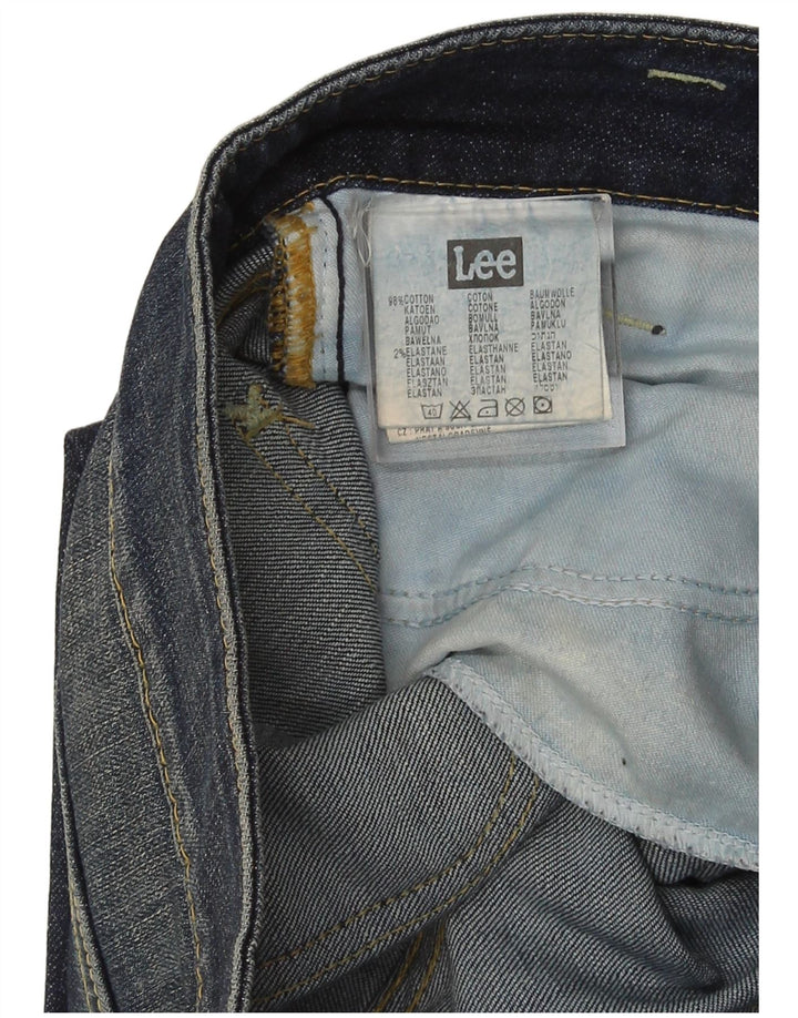 Damskie jeansy Lee Leola Bootcut W28 L32 Granatowe, bawełniane