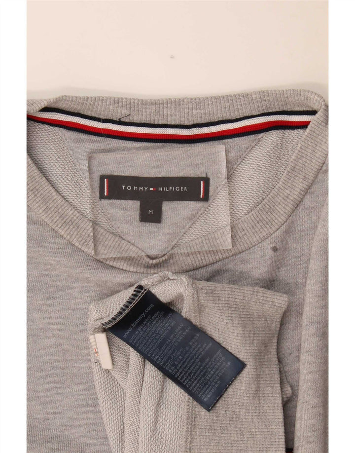 Męska bluza z grafiką Tommy Hilfiger w kolorze średnioszarym