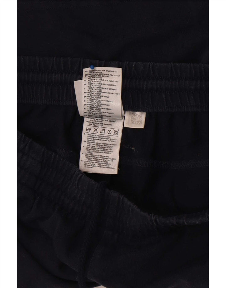Męskie spodenki sportowe Adidas, średnie, granatowe, bawełniane