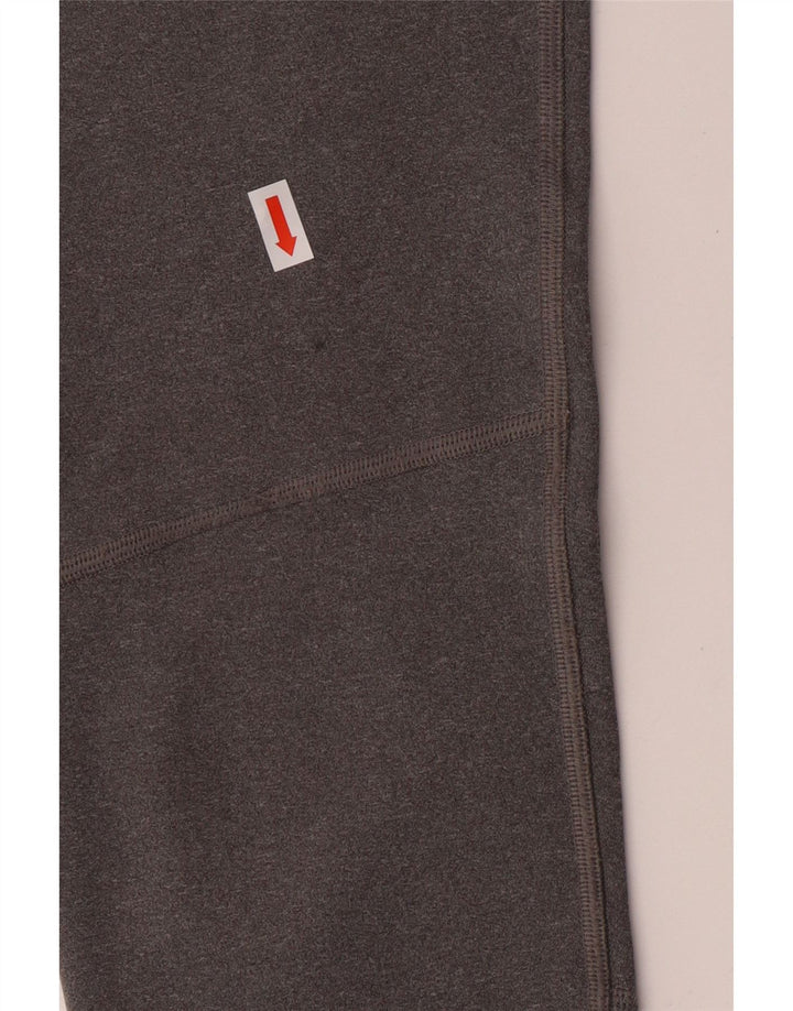 Dziewczęce legginsy NIKE Dri Fit z grafiką, duże, szare bloki kolorów, 12-13 lat