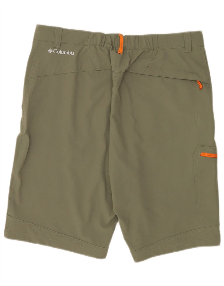 Męskie spodenki cargo Columbia Omni-Shield W34, duży, khaki, poliester