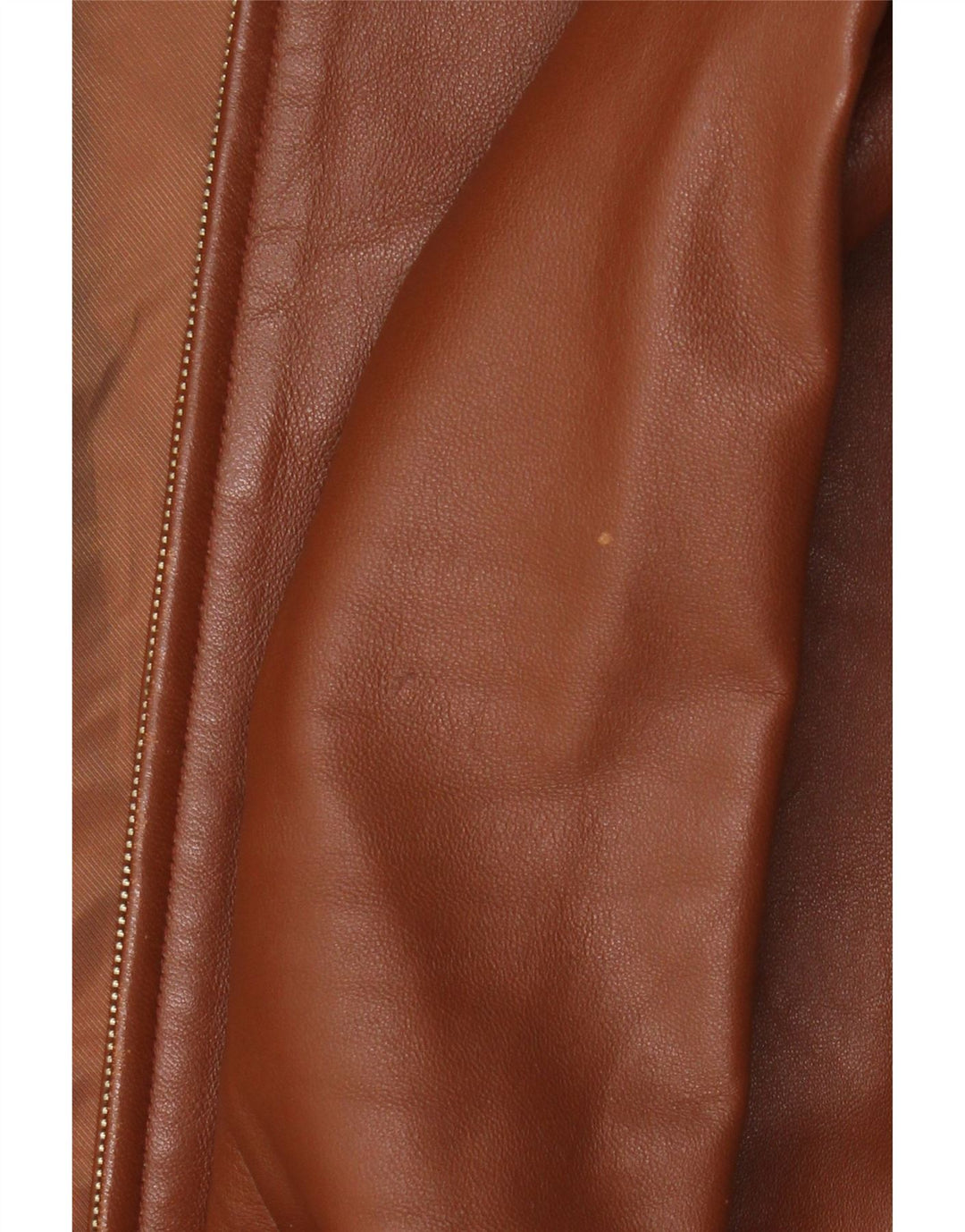 Vintage damska kurtka skórzana UK 12 średni brąz