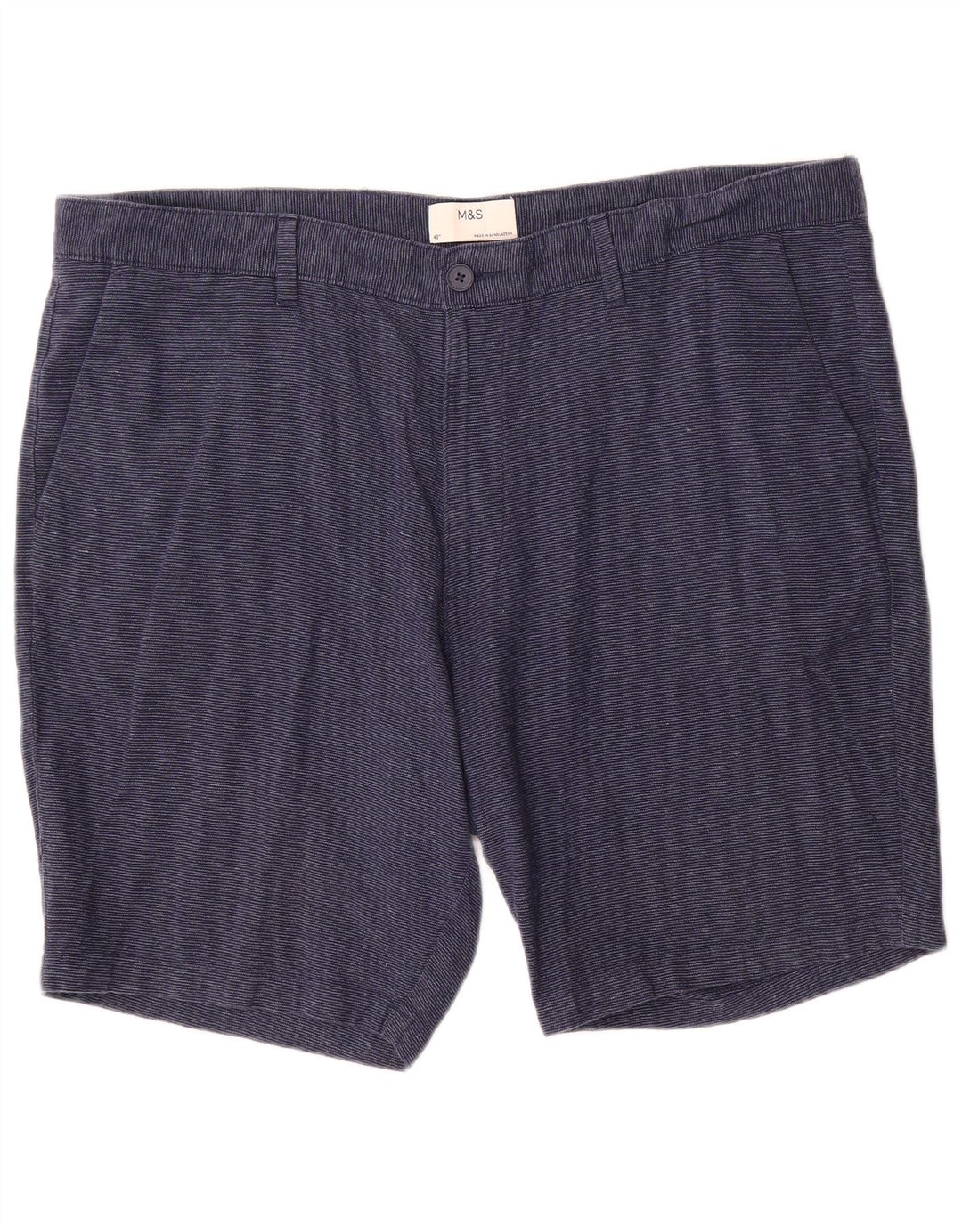 Męskie spodenki Chino Marks & Spencer W42 2XL Niebieskie lniane