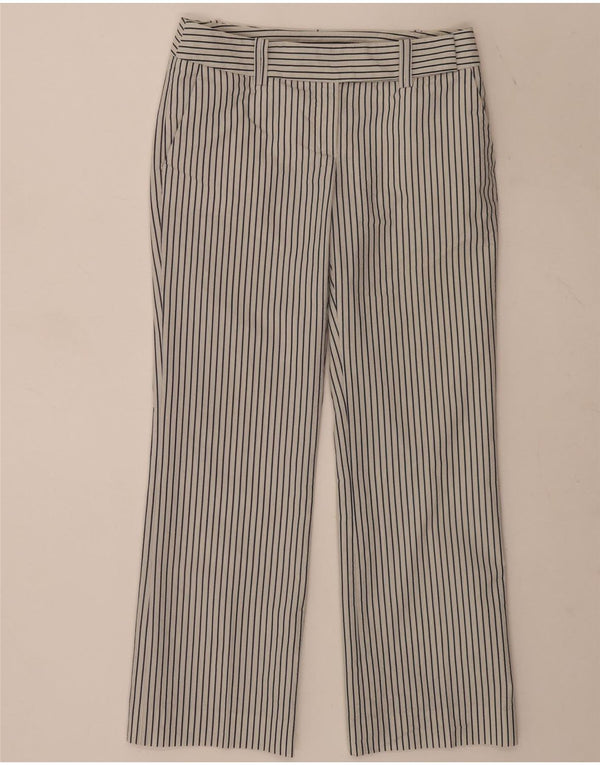 Damskie proste spodnie garniturowe Zara EU 38 Small W28 L29 Czarne prążki