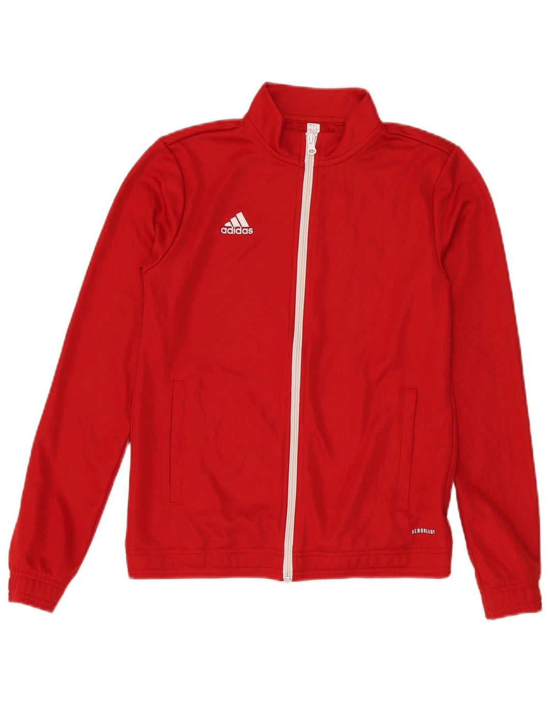 Damska kurtka dresowa Adidas Aeroready UK 8/10, mała, czerwona, poliestrowa