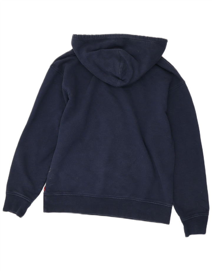 Męski sweter z kapturem i grafiką Levi's, średni granatowy, bawełniany