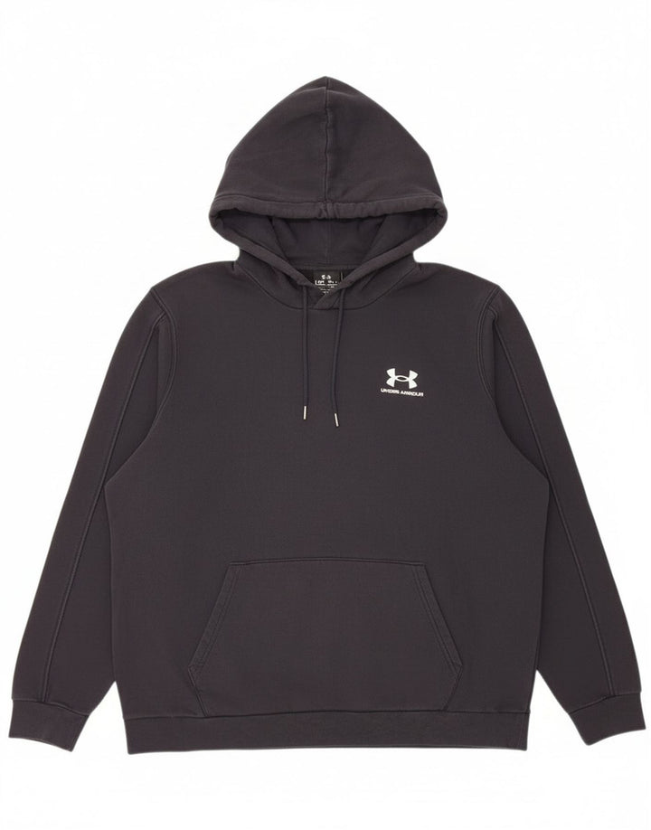 Męski sweter z kapturem Under Armour, duży, czarny, bawełniany