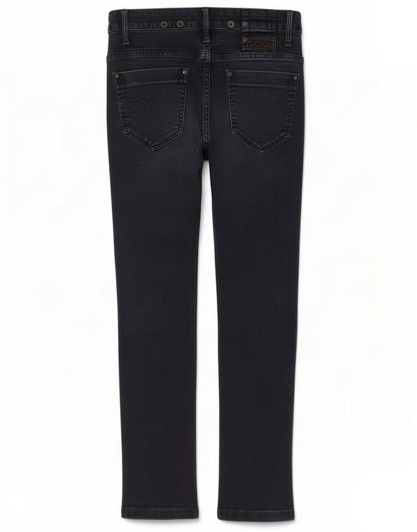 Damskie jeansy slim z niską talią G-Star Midge W27 L28 Granatowa bawełna