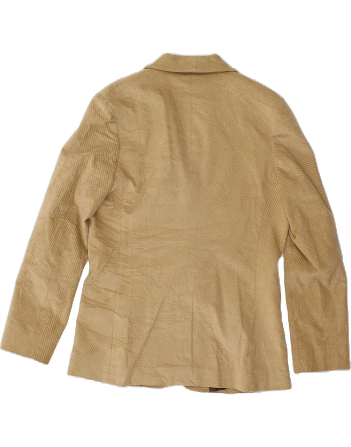 MARINA YACHTING Womens 3 Button Blazer Jacket IT 46 Large Beige Vintage Marina Yachting and Second-Hand Marina Yachting from Messina Hembry 