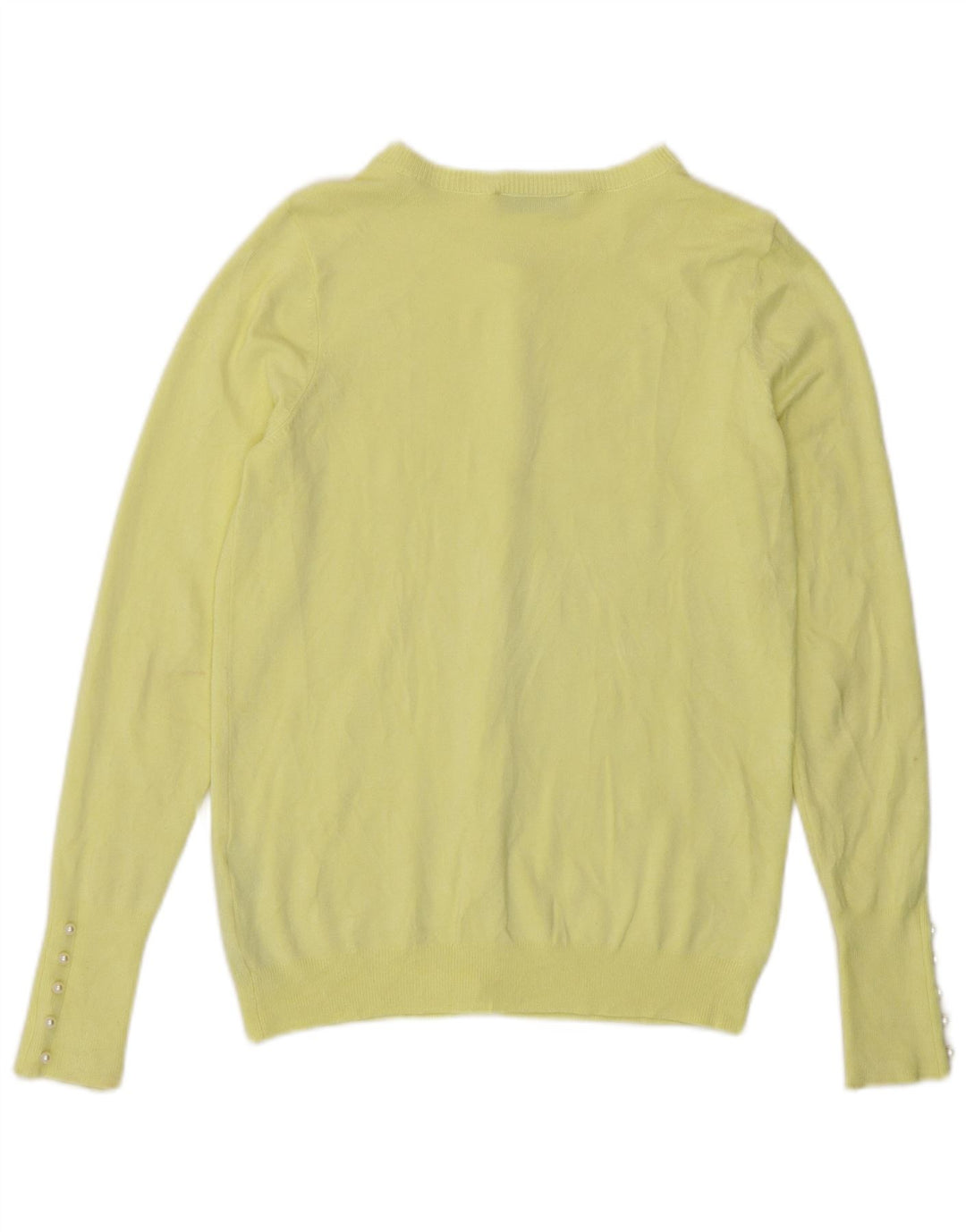 Sweter damski Zara Cardigan UK 10 Small, żółta wiskoza