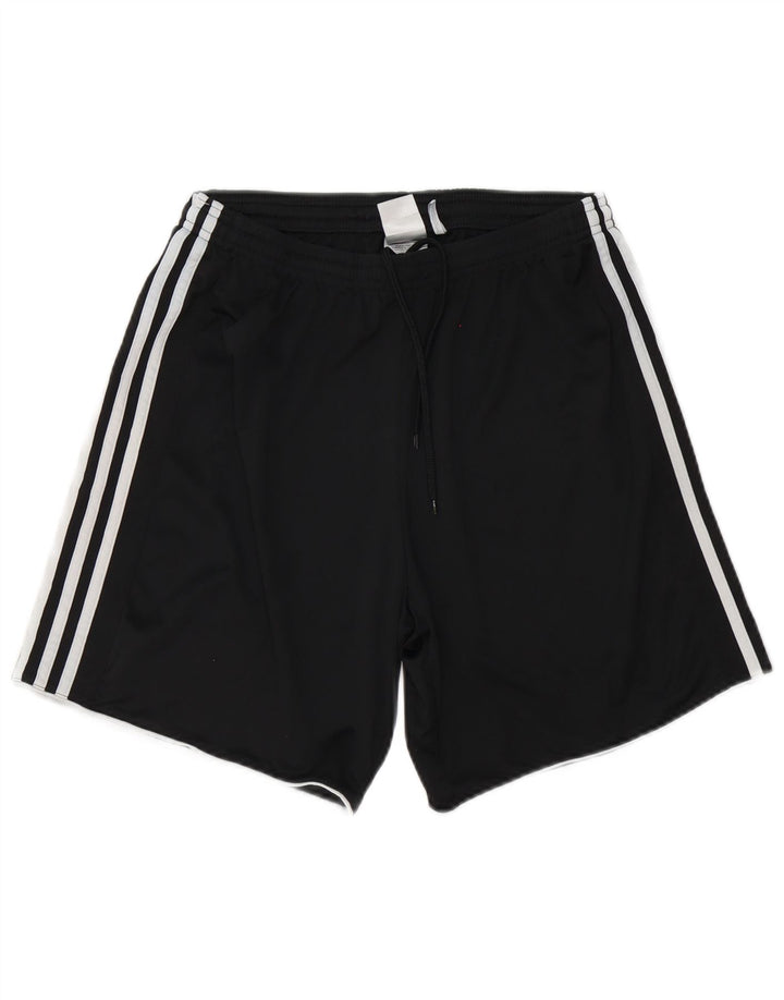 Męskie spodenki sportowe Adidas Climacool, duże, czarne, poliestrowe