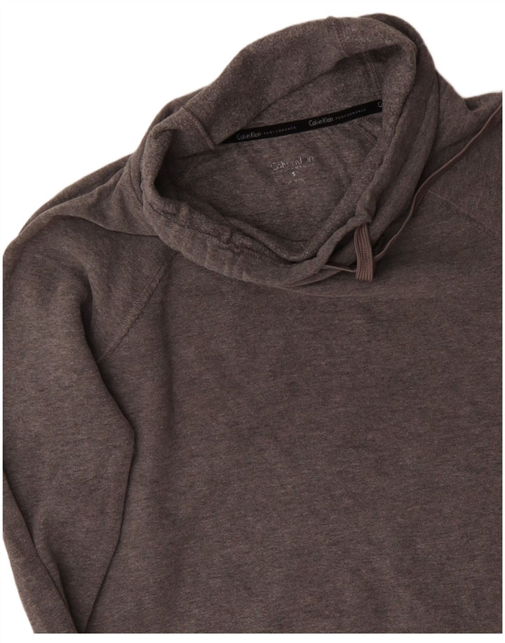 Damska bluza CALVIN KLEIN Performance Graphic Jumper UK 10 Small Grey