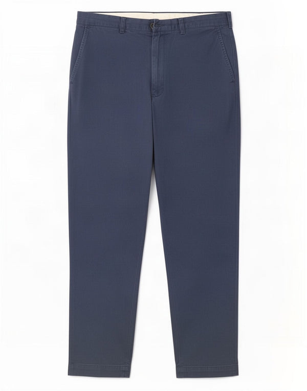 Męskie proste spodnie chino Polo Ralph Lauren W36 L32 Granatowa bawełna