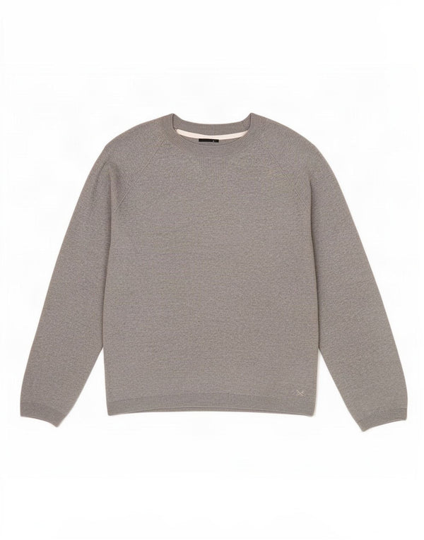 Crew Clothing Damski sweter o luźnym kroju z dekoltem w łódkę, UK 18 XL, szary