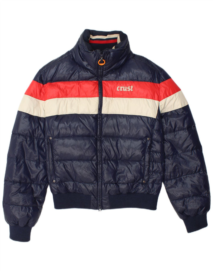 Męska kurtka bomberka Crust Padded Jacket UK 38, średni granat, blok kolorów