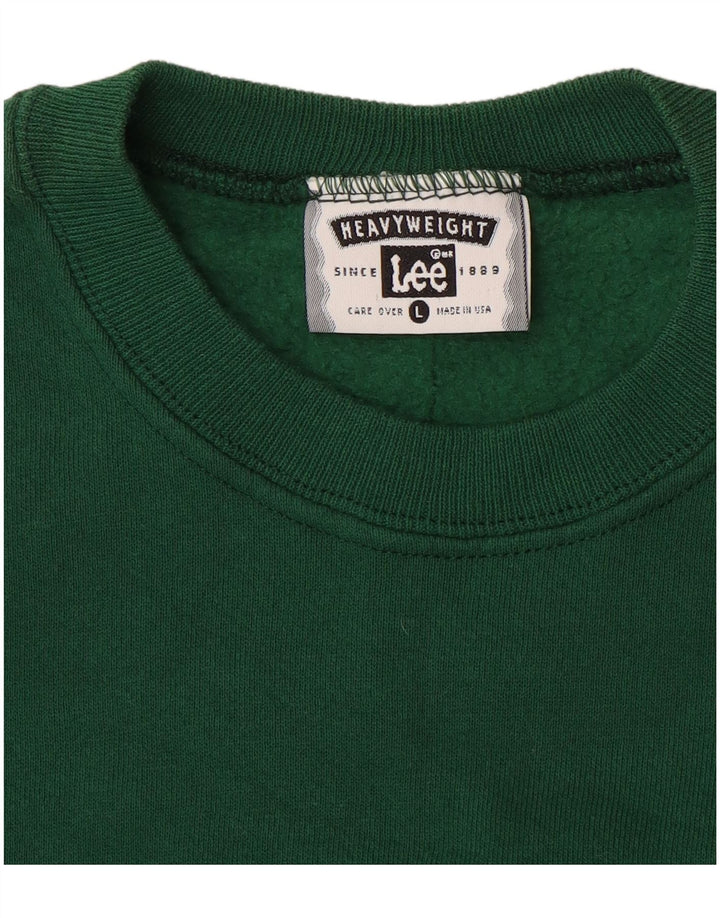 Bluza chłopięca LEE 11-12 lat, duża, zielona, bawełniana