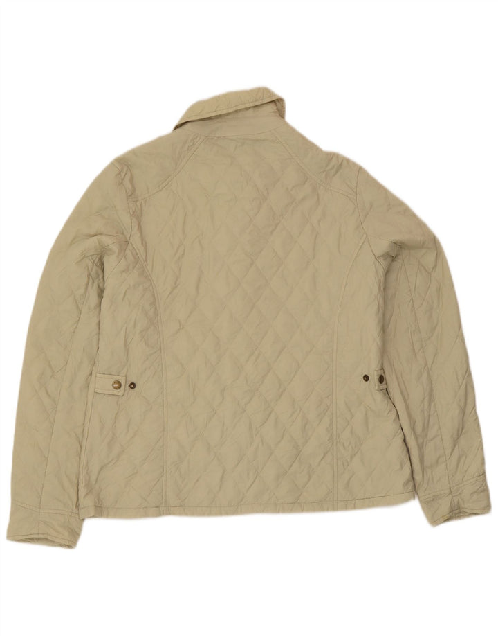 Damska pikowana kurtka Barbour UK 18 XL Khaki, poliamid