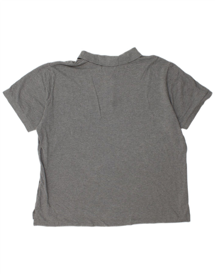 Męska koszulka polo EDDIE BAUER 2XL, szara, bawełniana