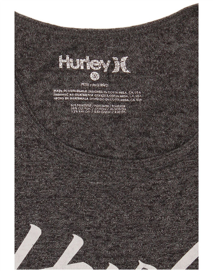 Męska kamizelka Hurley Petit Graphic, mała, szara, nakrapiana, poliester