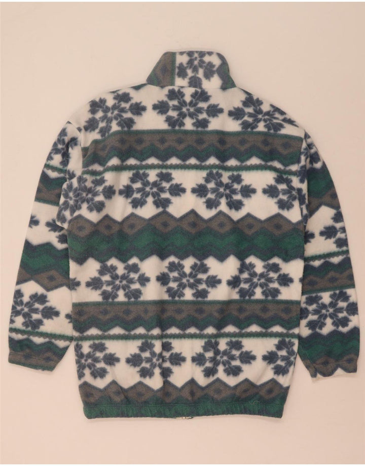 Męska kurtka polarowa Vintage UK 38 Średnia wielobarwna Fair Isle
