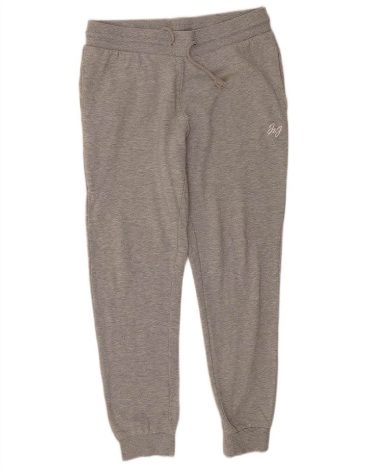 Męskie spodnie dresowe Jack & Jones Joggersy Średnioszare, bawełniane w cętki