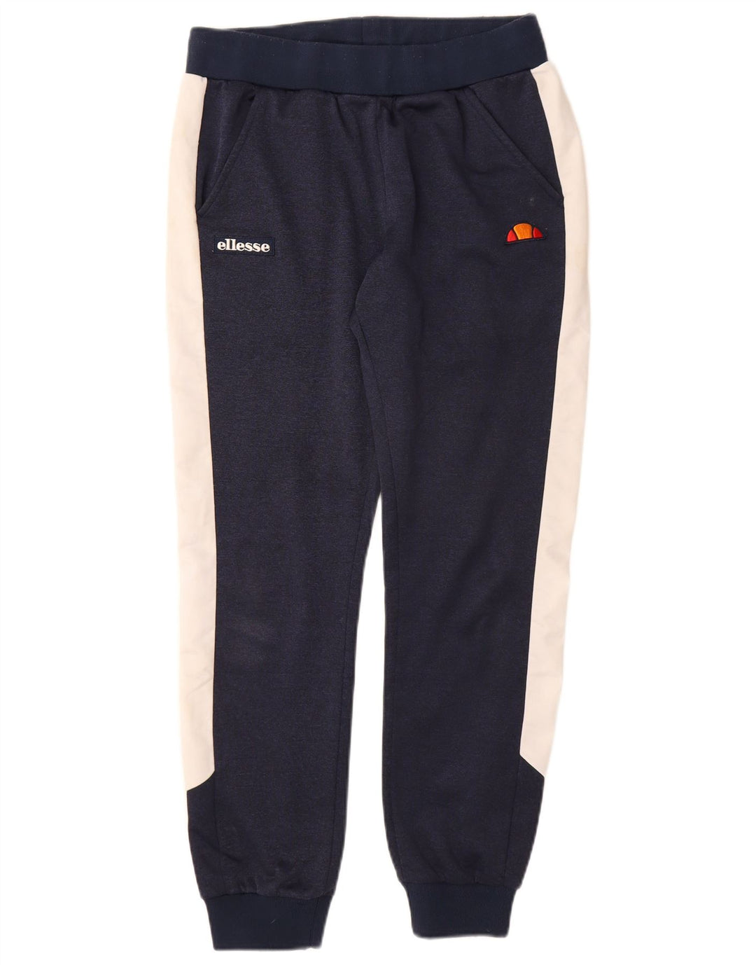 Damskie spodnie dresowe Ellesse Joggers UK 10 Small, granatowe, z blokami kolorów