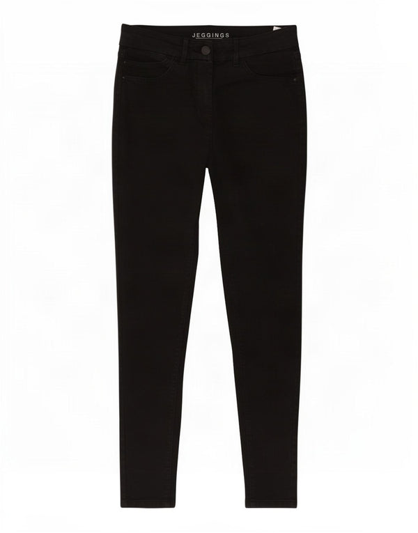 Marks & Spencer Damskie jeansy Jegging UK 12 Medium W28 L27 Czarna bawełna