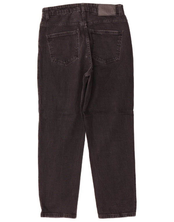Damskie proste dżinsy Zara EU 40 Medium W30 L27 Czarna bawełna