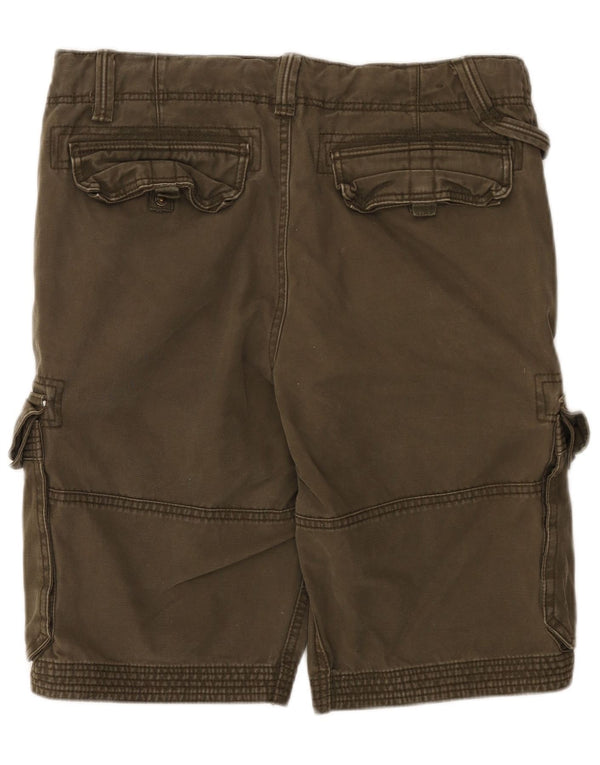 Męskie spodenki cargo Fat Face W34, duże, bawełniane w kolorze khaki