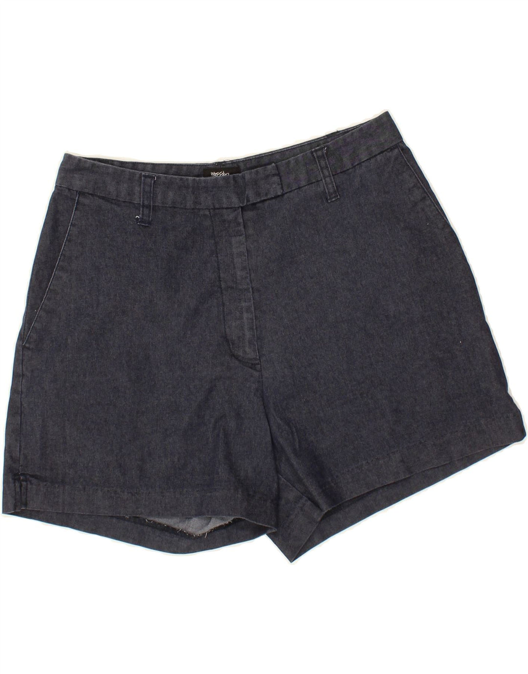 MOSSIMO Womens Chino Shorts US 8 Medium W30 Navy Blue Cotton Vintage Mossimo and Second-Hand Mossimo from Messina Hembry 