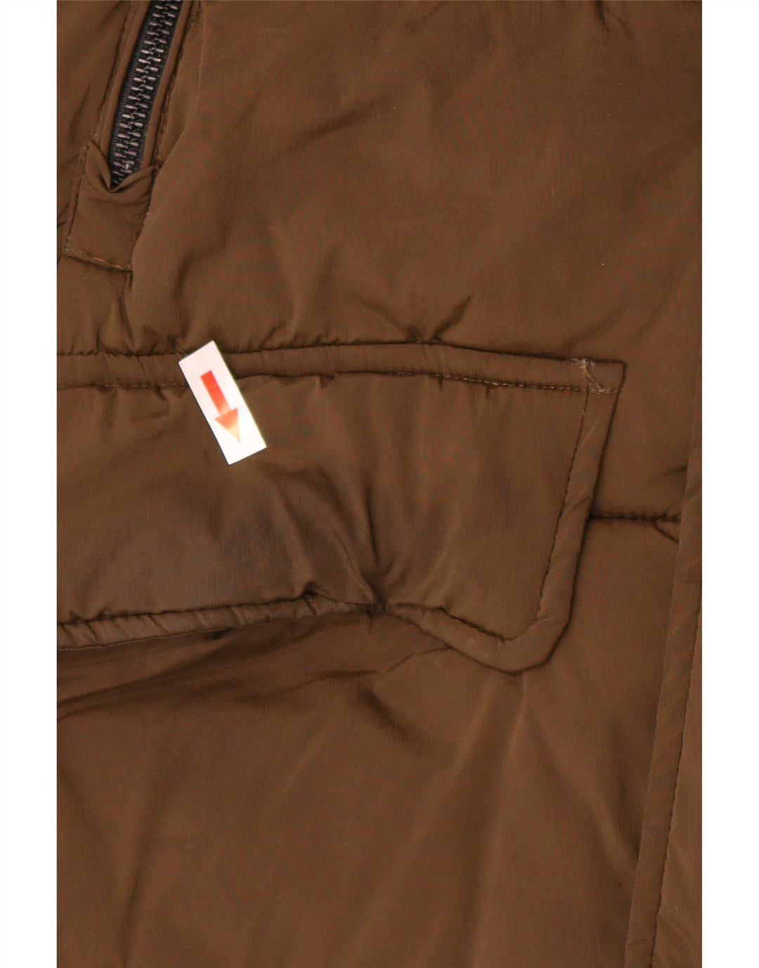 Męski ocieplany płaszcz Zara UK 38 Medium Khaki Nylon Biker