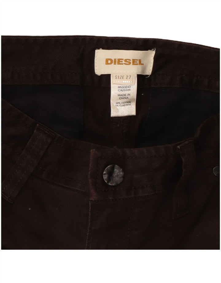 Damskie jeansy Bootcut Diesel W27 L34 Czarne bawełniane