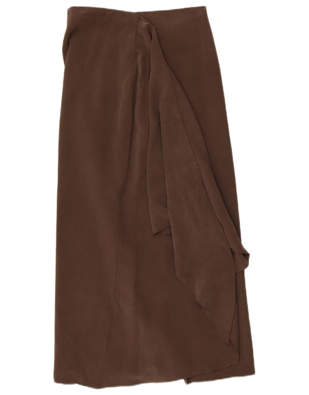 Vintage damska spódnica kopertowa W28 średnioszara