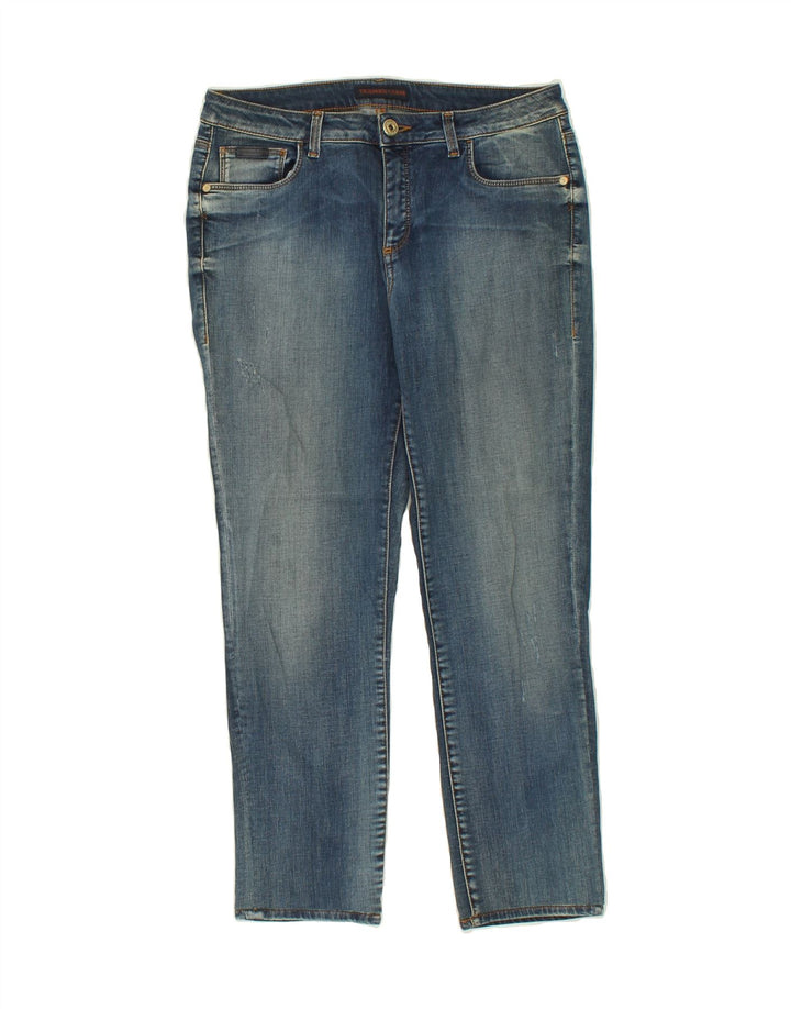 TRUSSARDI Womens Slim Jeans W32 L29  Blue Vintage Trussardi and Second-Hand Trussardi from Messina Hembry 