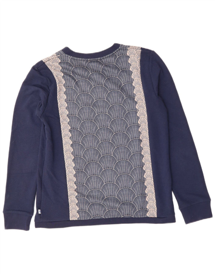Damska bluza ADIDAS Graphic Jumper UK 14 Średni granatowy geometryczny