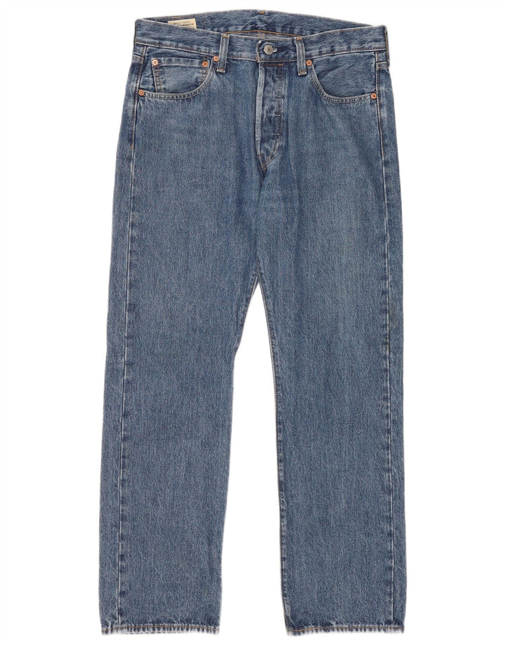 Męskie jeansy Levi's 501 Straight W32 L30 Niebieskie