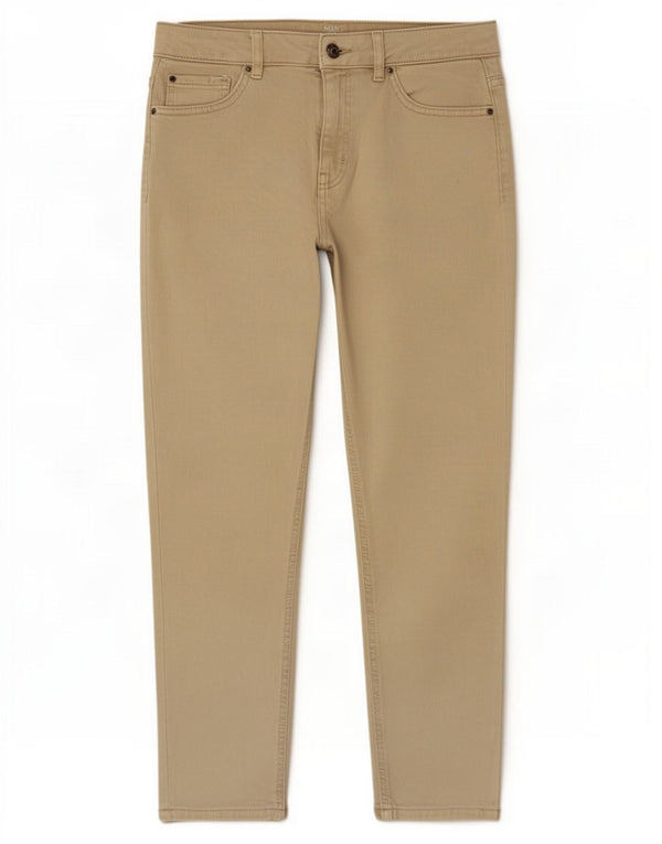 Spodnie damskie Marks & Spencer Crop UK 12 Medium W30 L25 Beżowe