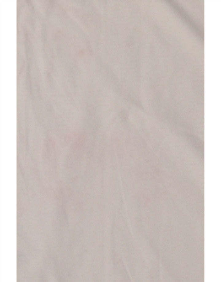 Replay Męski T-shirt Top Średniej Białej Bawełny