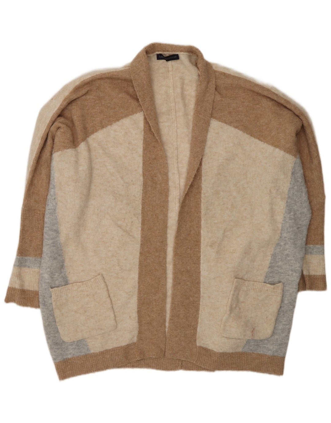 Sweter damski Marks & Spencer Longline Cardigan UK 16, duży, beżowy