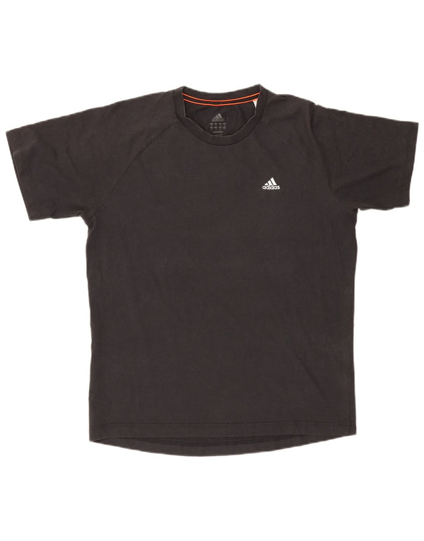 Męska koszulka Adidas Climalite Top, średnia, czarna bawełna