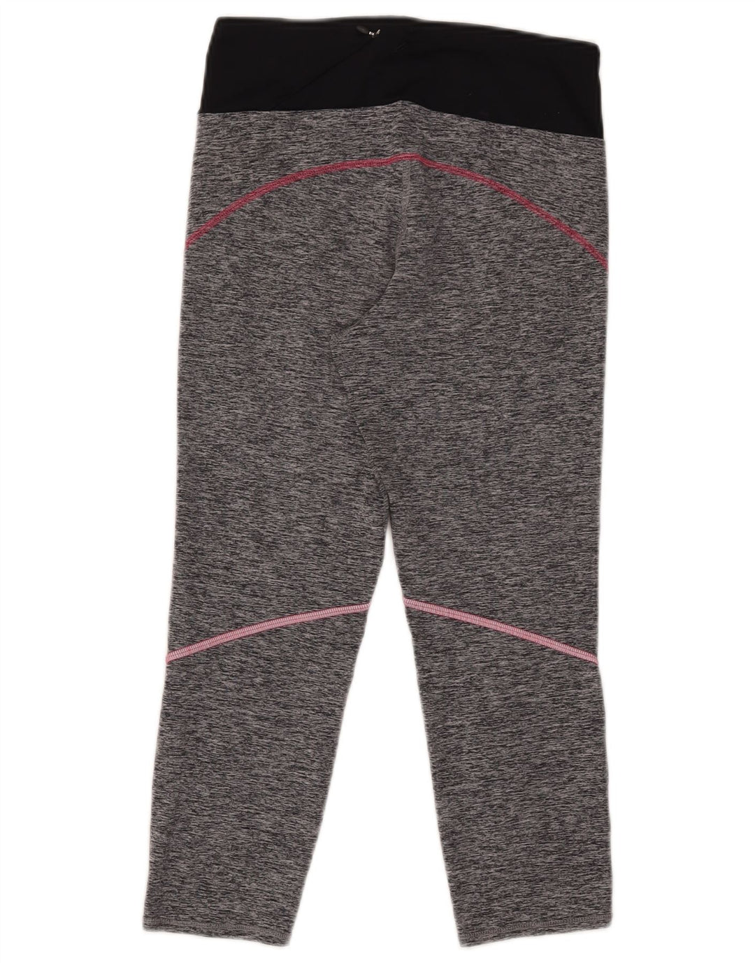 Damskie legginsy Capri MARKS & SPENCER UK 10, małe, szare, z blokami kolorów