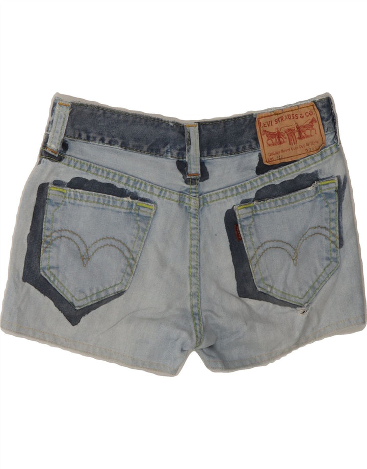 LEVI'S Womens Denim Shorts W29 Medium  Blue Cotton Vintage Levi's and Second-Hand Levi's from Messina Hembry 