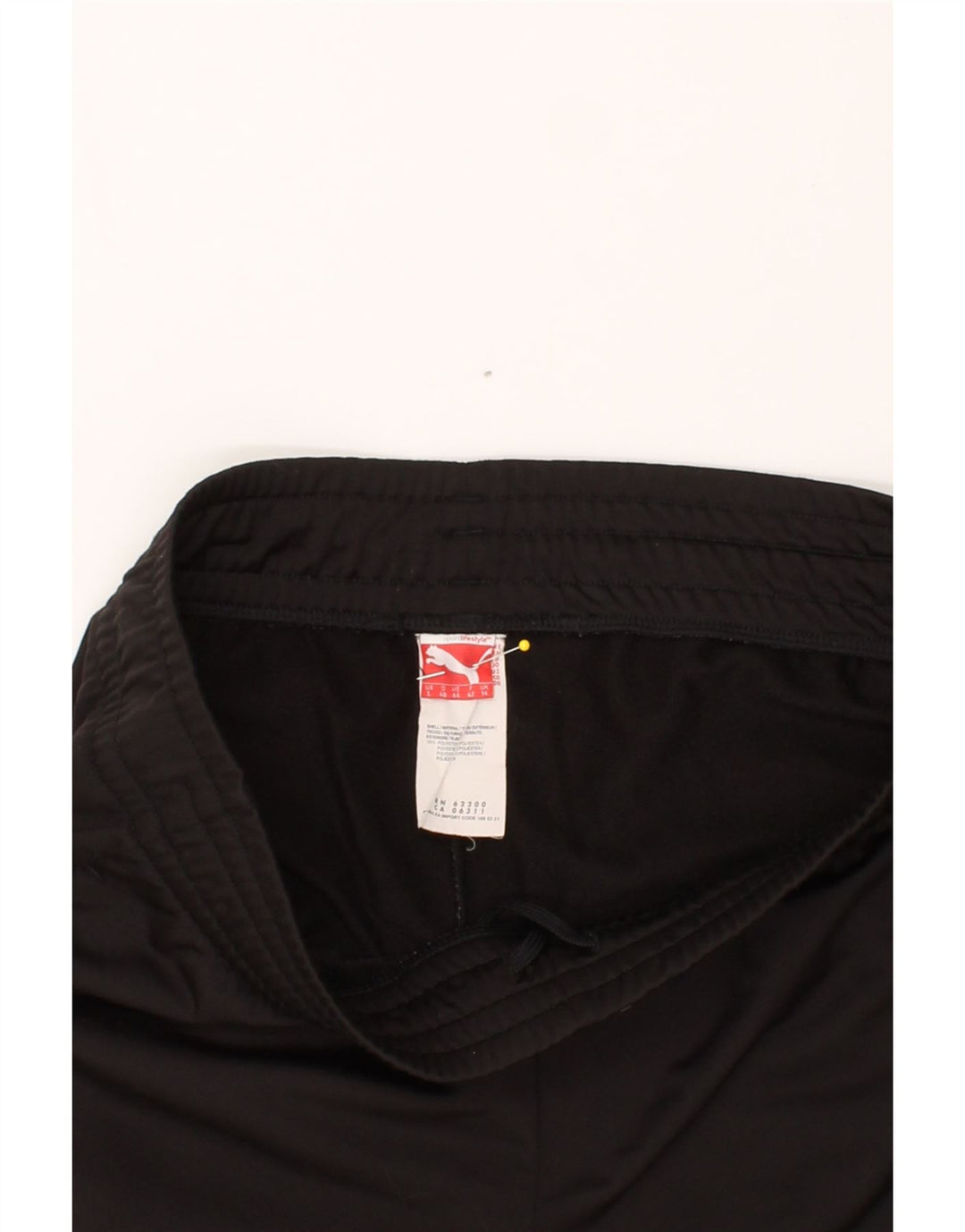 PUMA Womens Tracksuit Trousers UK 14 Large Black Polyester Vintage Puma and Second-Hand Puma from Messina Hembry 