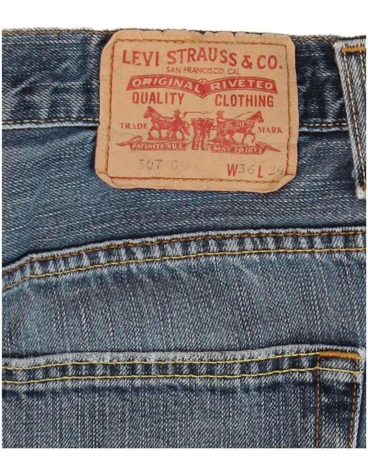 Męskie jeansy Levi's 507 Straight W36 L28 Niebieskie