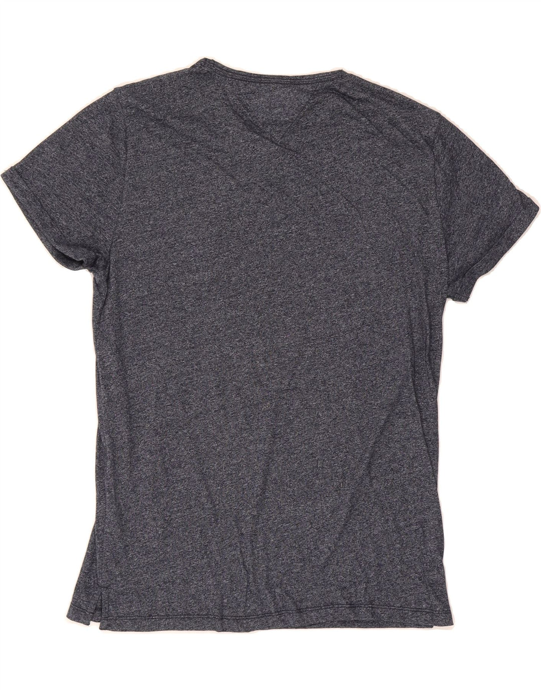 TOMMY HILFIGER Mens Regular Fit T-Shirt Top Medium Navy Blue Cotton Vintage Tommy Hilfiger and Second-Hand Tommy Hilfiger from Messina Hembry 