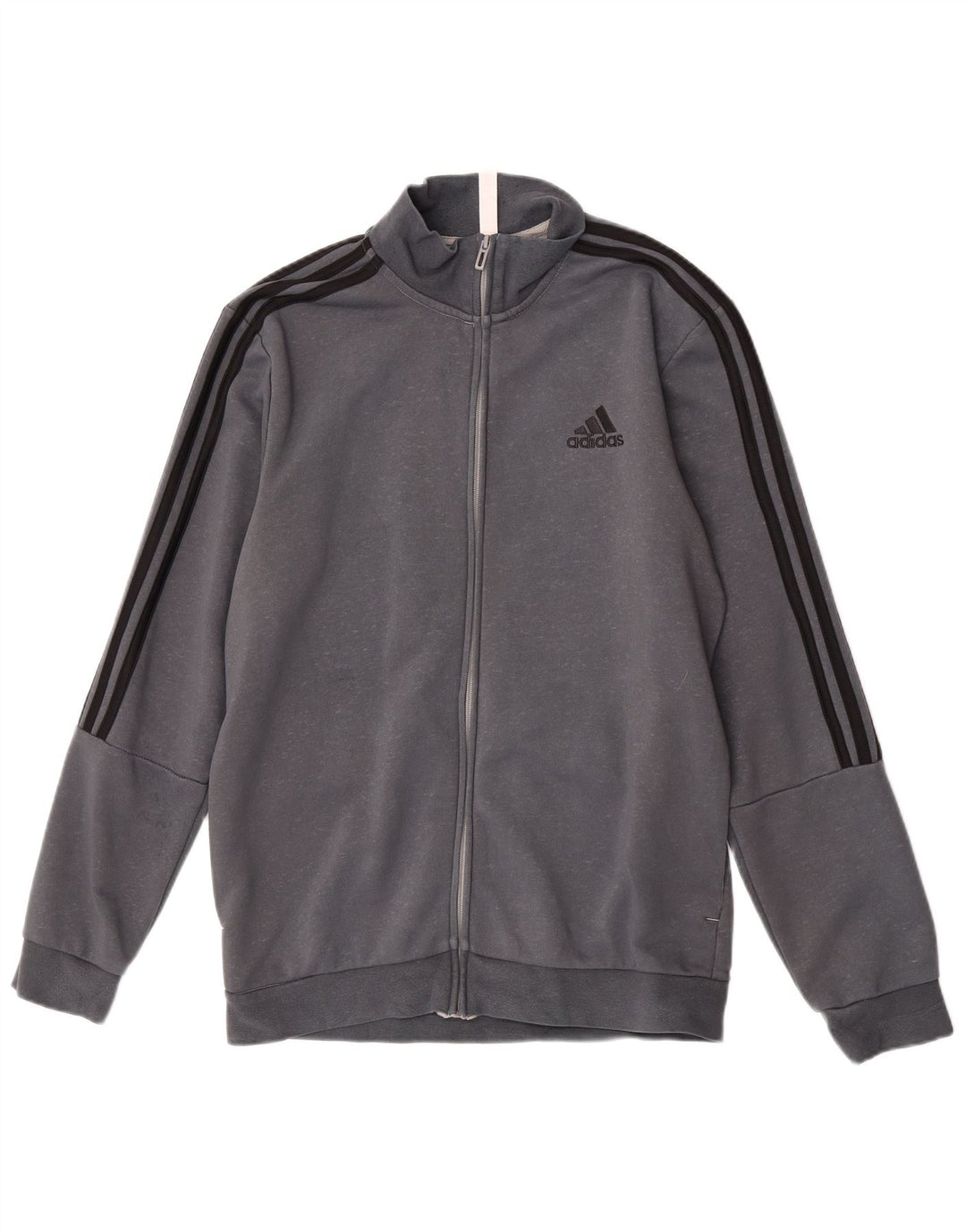 Adidas Męska bluza dresowa UK 40/42 Średnia szara bawełna